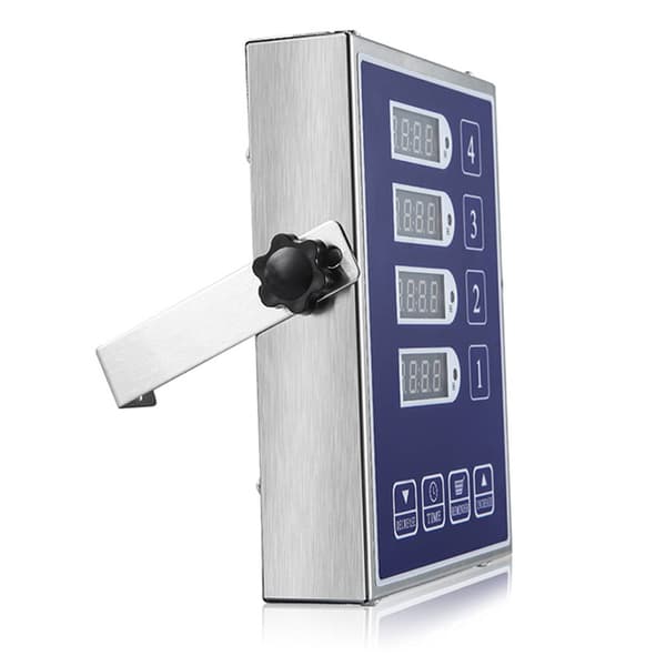 Restaurant 4-kanals påminnelsestimer digital restauranttimer EU Plug