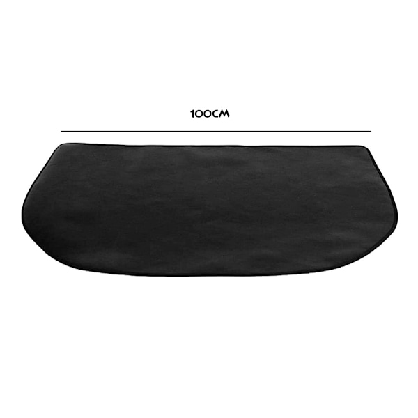 Öppen spis Härdmatta Brandsäker Eldstadsmatta Bärbar Multipurpose Halkskyddad Pad För Hem Utomhuscamping 100*150cm