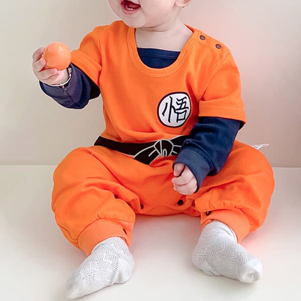 Barn Anime Jumpsuits Söta slitstarka sovkläder för dagligt bruk Shorts 90