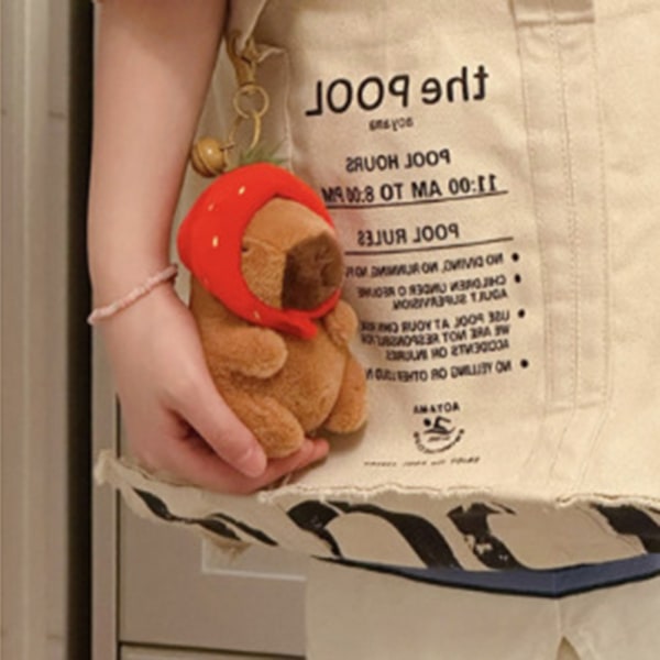 Härlig liten Capybara Plyschdocka Lättvikts Supermjuk fylld leksak för barn Pojke Flicka Kvinnor Män Doll 33cm