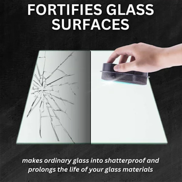 Nanoförstärkt beläggningssvamp med lock Envägsspegeleffektsvamp för hem/fordonsfönster 2pcs