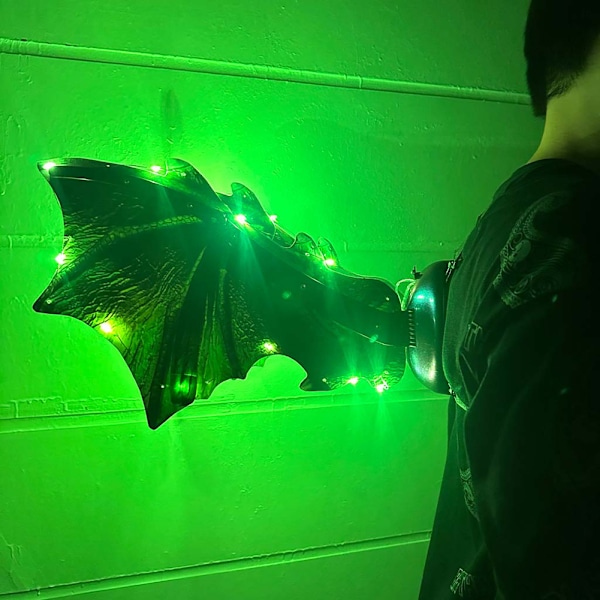 3D-mode dinosaurievingar med ljust mode danspartykläderdekoration för halloweenfest Red