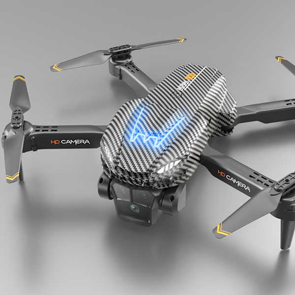 Vikbar trippellins kamera-drönare Optical Flows Positionering Quadcopters för nybörjare Carbon 1 battery