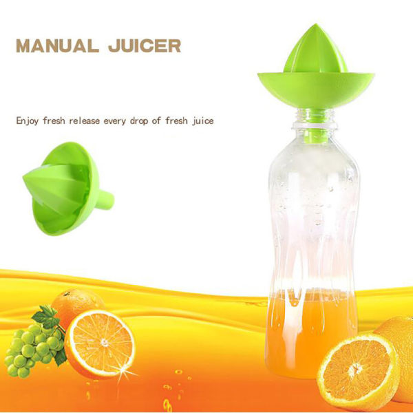 1 st Nya manuella juicepressar för handpressare för apelsin Citrusjuicer Apelsin Citronjuice Press Frukt Manuell Extraktor Green