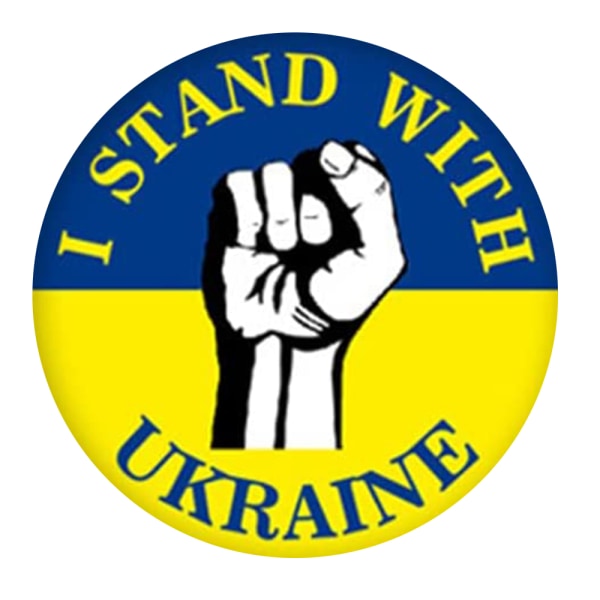 Ukraina Flagga Badge Internationell politisk syn Metall Pin Button För Klädväska 8