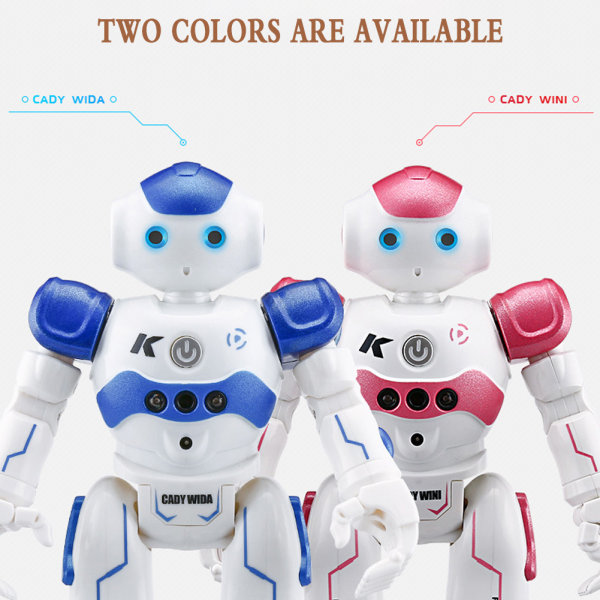 Liten dans Sjung Robotgester Sensing Multipurpose Robotleksak för vardagsrum Pink