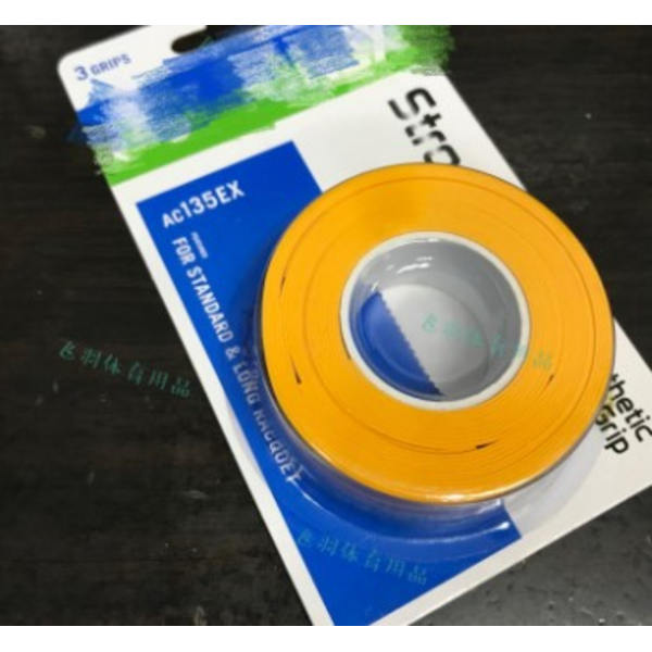 Yonex AC102EX AC135EX Super Grip Badmintongrepp 1 Styck Kan Wrap 3 Grip Äkta Yellow