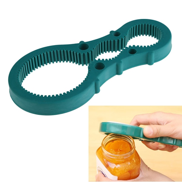Nya multi burkar flaska burkgummilock Handy Twist Container Tool Multicolour