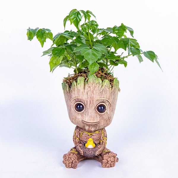 Guardians Of The Galaxy Groot Flower Pot Desktop Hemmakontor Dekoration Födelsedagspresent Birds Nest