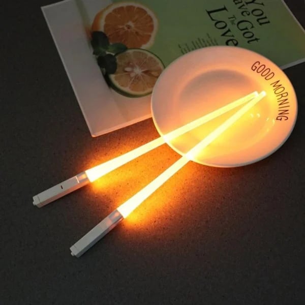 Ljussabel Ätpinnar Multipurpose Glödande Ätpinnar Ätpinnar Ljuspinnar Red