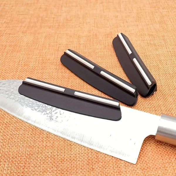 Knivar Vinkelguide för slipning av sten Slitstark skärpning Cutter Assistance for Whetstone Black