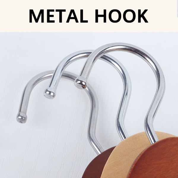 Mini Tøjbøjle Kæledyrstøjstativ Multifunktionel Mini Træ Tøjbøjle Med Clips Wood Color
