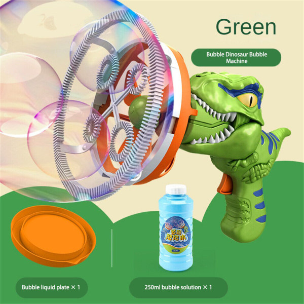 Handhållen Dinosaur Bubble Machine For Kid Batteridriven Bubble Maker För Pojkar Flickor Red