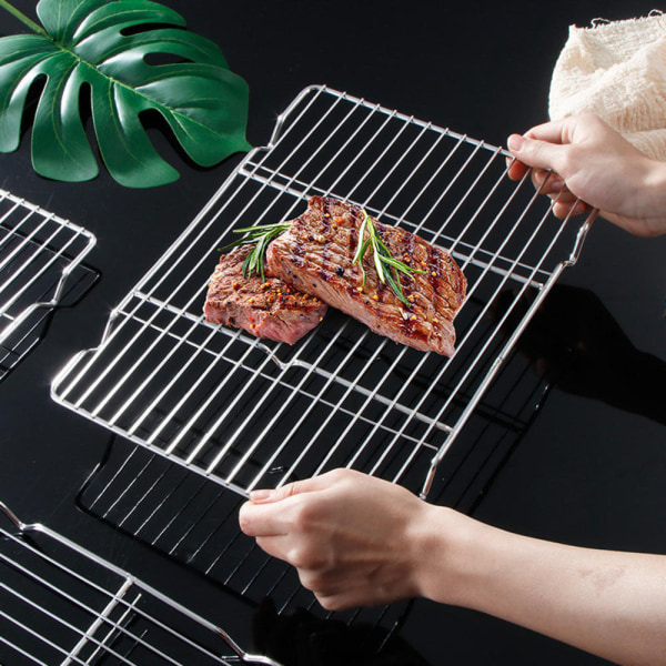 Rektangulära utomhusgrillar Högtemperaturbeständigt spisställ för matlagningspicknick Large Size