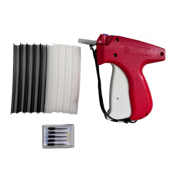 Manuell Quick Clothing Fixer Lättanvänd quilthäftanordning för bomullsdenim Red