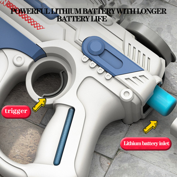 Elektrisk vattenleksak Automatisk vattenblåsare Pojke Flickor Vattenkampleksaker Plast Space Blaster Lithium Battery