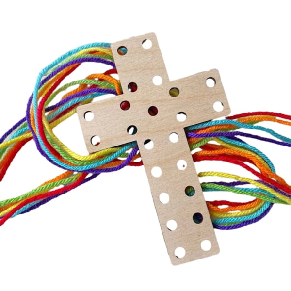 Korsade gör-det-själv-garn set för påskfestivalen Desktop Crafts Dekor för handgjorda älskare