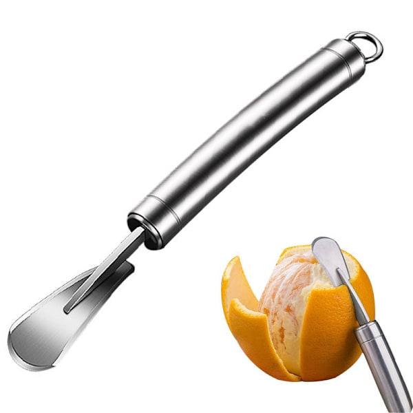 Rostfri apelsinskalöppnare Citronskärare Fruktskalborttagningsverktyg Grapefruktskärare Orange