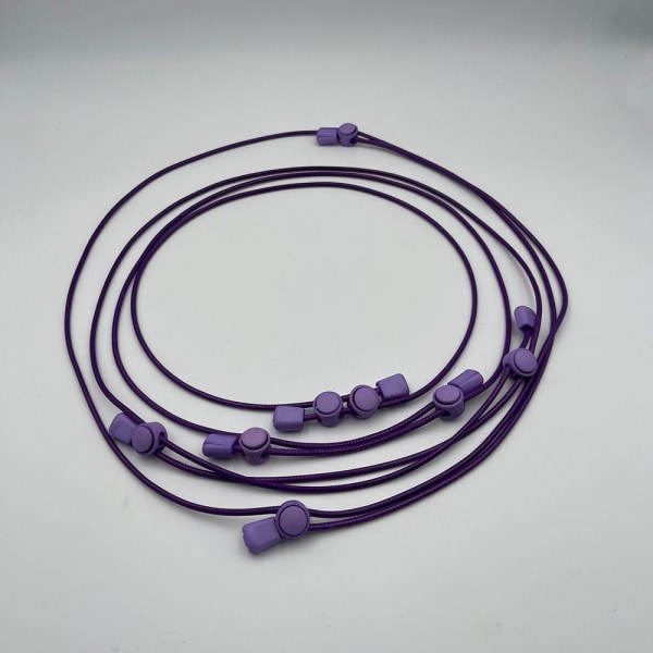 Damkläder Skärbälte Justerbart kläder Krympband för inomhus Purple Oversized