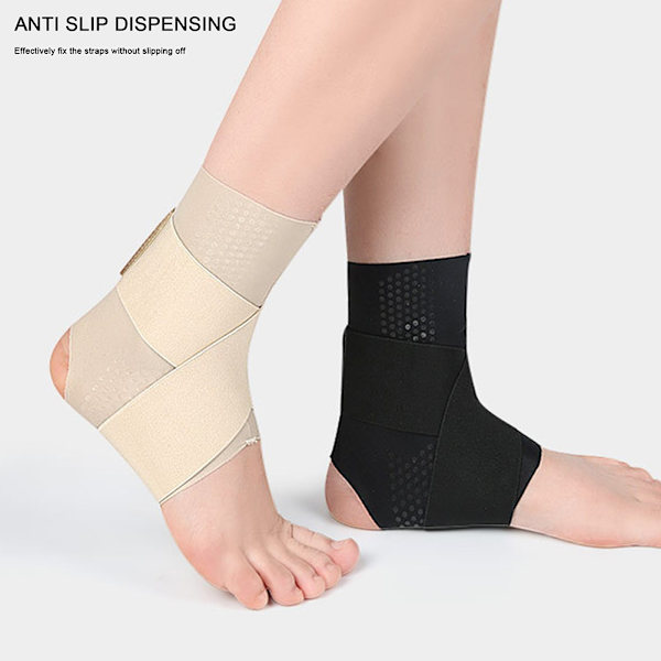Pressure Ankel Support Brace Hudvänliga, bekväma strumpor för fitness Skin L