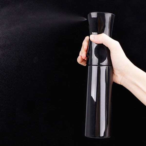 200 ml vattensprayflaska för frisör Återanvändbara lätta vattensprutor för hårstyling Black