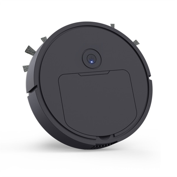 Uppladdningsbar hushållsrobotdammsugare Smart sopande moppningsrobot Black 013
