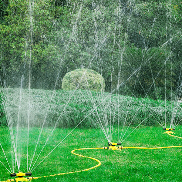 Grässprinkler Automatisk roterande vattensprinkler Bekvämt bevattningssystem 01