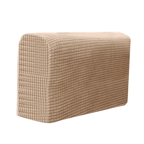 2 st Soffmöbler Armstödsöverdrag Soffstol Armskydd Stretchy för hemmet Light Brown