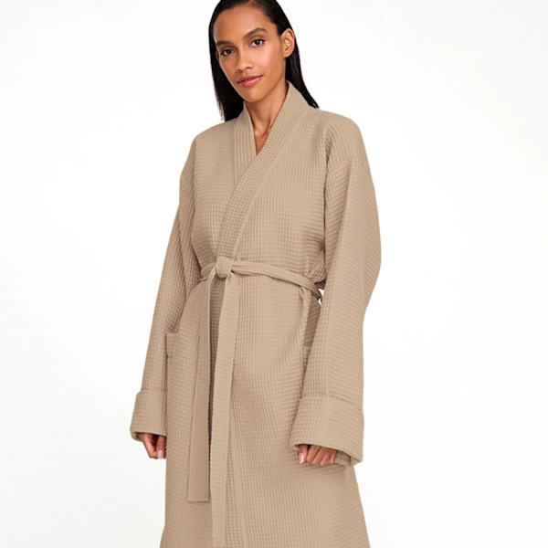Enkel nattlinne för kvinnor Elegant Bekväm pyjamas för hemmets sovrum Brown M