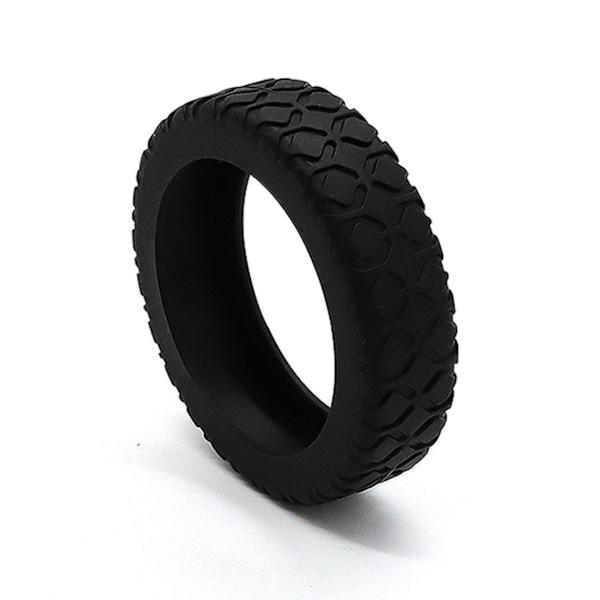 Resväskor Hjulskydd Silikon Tysta Skyddsöverdrag Bullerreducerande Anti-Scratch Resväskor Hjulskydd Black 1pcs