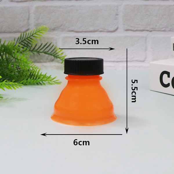 6 st Sodaburk Plastförseglade lock Set Bärbara läckagesäkra flasklock för fester picknick 6pcs