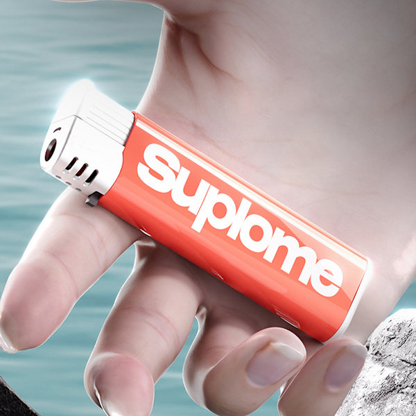 Simulering Mini Lighter Watergun Leksak Lustiga sprutar Vattenleksaker För fester Spratt Red