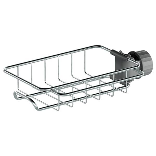 Svamp Holder Over Hane Køkkenvask Caddy Organizer Justerbar Rustfrit Stål Svamp Holder Til Køkkenvask 1pcs