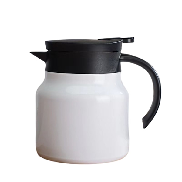 800/1000 ml thermal vakuumkolv hushållsvärmehåller tekanna för hemkökskontor Smart Warm Black 1000ml