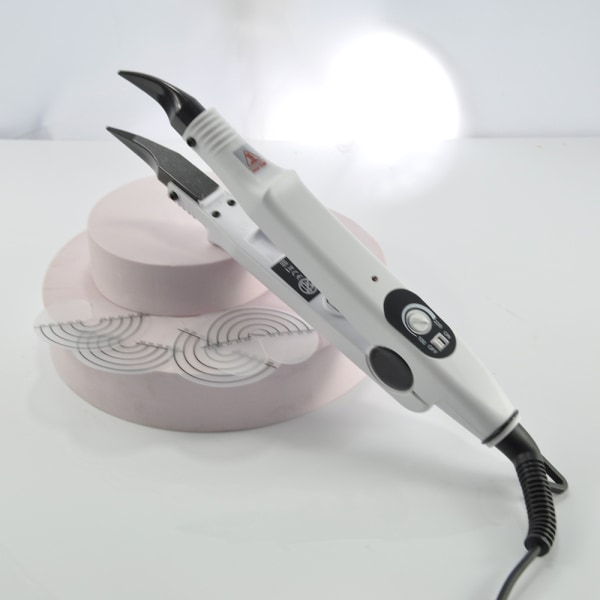 Termostatisk hårförlängningsenhet Robust värmejärn Håranslutningsverktyg för hårstyling Black 4