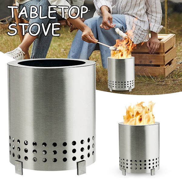 Mini bordsskiva Fire Pit spis Lätt att använda Grillar Tillbehör Lätt att använda Grillar Tillbehör Red
