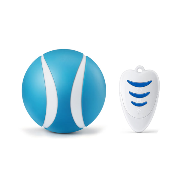 Smart Interaction Ball Pet Toy 360 graders självroterande boll Fjärrkontroll Multifunktion Ball Cat Hund Toy Blue