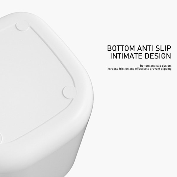 Automatisk sensor papperskorg Stor kapacitet soptunna med lock för kök 16L Dark Gray Charging Version