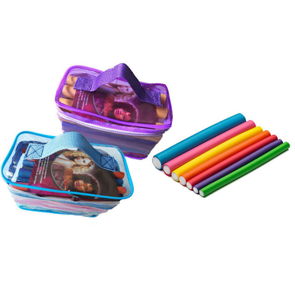 42 st Flexibel Sponge Twist Hair Curling Stavar Rollers Curler DIY Styling Tools Nyhet