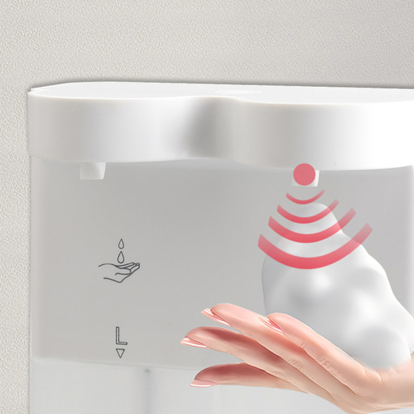 2-i-1 Auto Sensoring Tvål Dispenser Beröringsfria Hand Sanitizers Dispenseringsverktyg Badrumstillbehör C