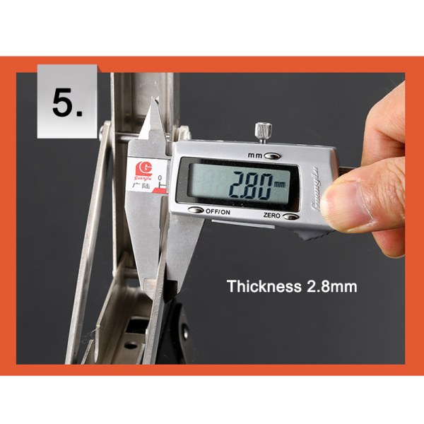 2st rostfritt stål fällbart stativ Bordsfäste Hylla Bänk 200 kg Belastning Tung 10 Inches