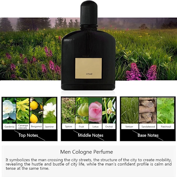 Herrar Parfym Cologne Set Uppfriskande Långvarig Lätt Doft Set För Dejting Present A