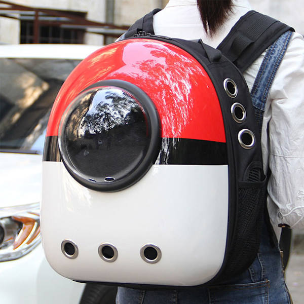 Space Capsule Pet Carrier Ryggsäck Vattentät för katt liten hund Assorted Dogs