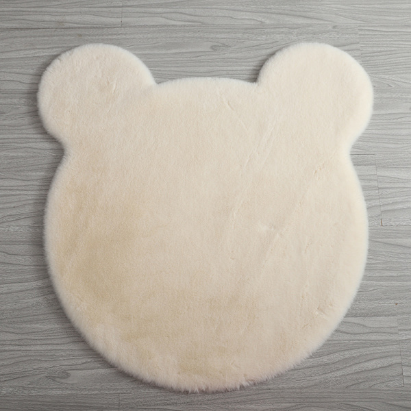 Soft Area Matta Fluffig Söt Matta Special Shaggy Matta För Sovrum Vardagsrum Heminredning Milky 45cm