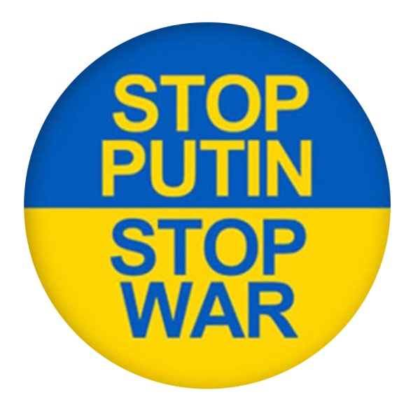 Ukraina Flagga Badge Internationell politisk syn Metall Pin Button För Klädväska 5