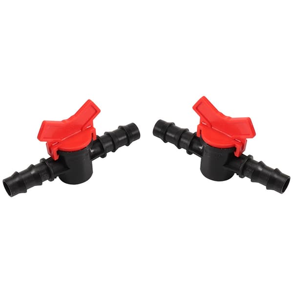 16PE Micro Sprinkler Bevattning Droppbevattning Rör Bypass ventil Switch Connector Trädgårdsredskap A