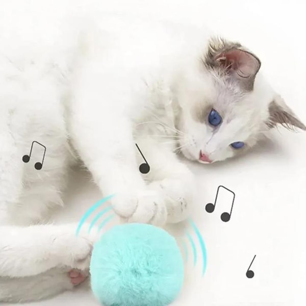 Söt plysch elektrisk kattmynta träningsleksak Multi-purpose kattleksak Husdjursprodukt Pink