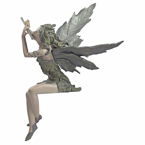 Kreativa Piper Fairy Staty handmålade harts hantverk utomhus landskap prydnad Piper Zephyr