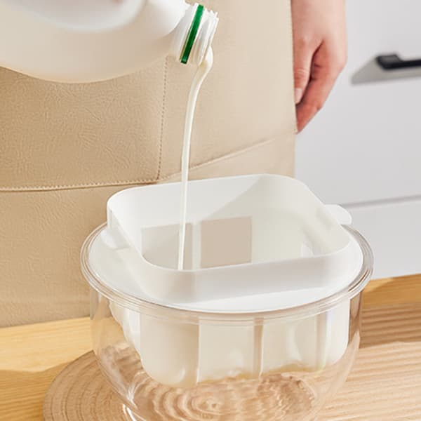 Hem Greker Yoghurt Sil Stor Kapacitet Mat Sil Cup Köksredskap White