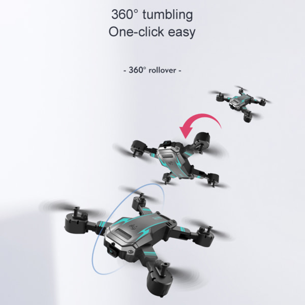 Hinder-undvikande 8K kamera-drönare Quadcopters Leksaker för barn Vuxna nybörjare 8K Dual Cameras 2xBattery